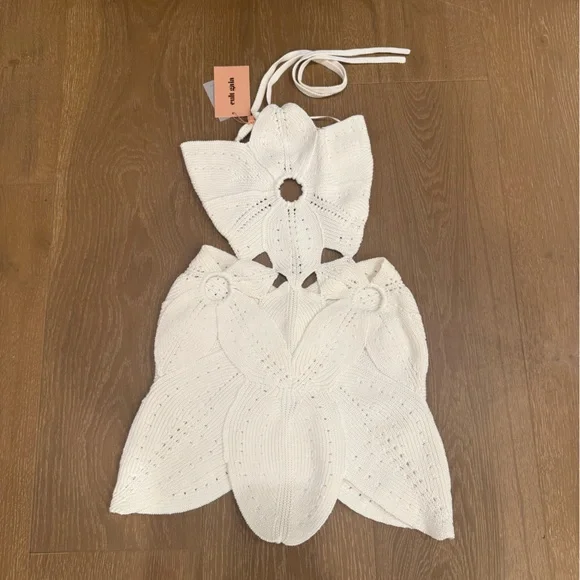 Cult Gaia White Halter Dress - Picture 2 of 3